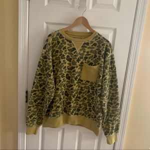 Imperious Camo Print Sweater